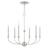 Mid. Chandeliers Candle by Livex Lighting ( 107 | 46316-35 Cortlandt ) 