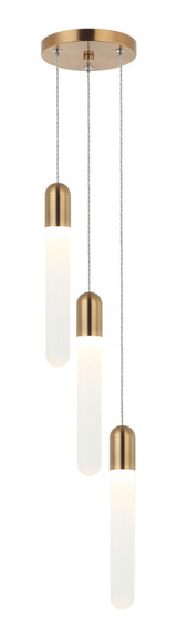 Mini Pendants 3 Light Cluster by Matteo Lighting ( 423 | C65803AG Aydin ) 