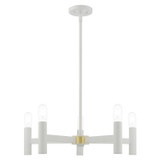 Mid. Chandeliers Geometric/Linear by Livex Lighting ( 107 | 51135-03 Copenhagen ) 
