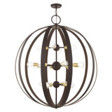 Large Chandeliers Sphere by Livex Lighting ( 107 | 46418-07 Modesto ) 