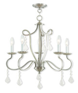 Mid. Chandeliers Candle by Livex Lighting ( 107 | 40775-91 Callisto ) 