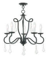 Mid. Chandeliers Candle by Livex Lighting ( 107 | 40775-92 Callisto ) 
