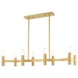 Linear/Island 4 Light + by Livex Lighting ( 107 | 51138-12 Copenhagen ) 