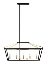 Linear/Island 4 Light + by Matteo Lighting ( 423 | C67005BKAG Mavonshire ) 