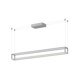 Linear/Island Open Frame by Kuzco Lighting ( 347 | LP45548-WH-UNV Plaza ) 