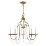 Mid. Chandeliers Candle by Livex Lighting ( 107 | 40795-01 Alessia ) 