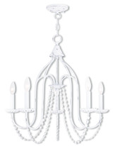 Mid. Chandeliers Candle by Livex Lighting ( 107 | 40795-60 Alessia ) 