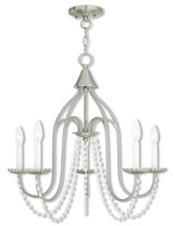 Mid. Chandeliers Candle by Livex Lighting ( 107 | 40795-91 Alessia ) 