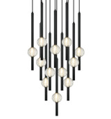 Large Chandeliers Multi-Port/Cascade by Matteo Lighting ( 423 | C68912MB Windchimer ) 