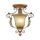 Semi-Flush Mts. Bowl Style by Livex Lighting ( 107 | 8578-63 Villa Verona ) 