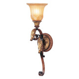 Sconces Single Glass by Livex Lighting ( 107 | 8581-63 Villa Verona ) 