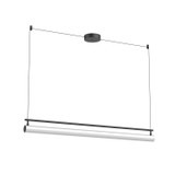 Linear/Island Cylindrical/Tubular by Kuzco Lighting ( 347 | LP70148-BK Gramercy ) 