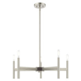 Mid. Chandeliers Candle by Livex Lighting ( 107 | 51175-91 Copenhagen ) 