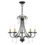 Mid. Chandeliers Candle by Livex Lighting ( 107 | 40875-04 Daphne ) 