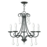 Mid. Chandeliers Candle by Livex Lighting ( 107 | 40875-92 Daphne ) 