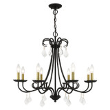 Mid. Chandeliers Candle by Livex Lighting ( 107 | 40878-04 Daphne ) 