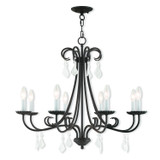Mid. Chandeliers Candle by Livex Lighting ( 107 | 40878-92 Daphne ) 