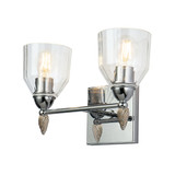 Sconces Double Glass by Lucas + McKearn ( 175 | BB1000PC-2-F2S Felice ) 