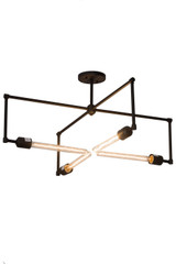 Semi-Flush Mts. Geometric/Linear by Meyda Tiffany ( 57 | 180896 Pronograde ) 