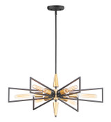 Mid. Chandeliers Starburst by Maxim ( 16 | 11656BKSBR Wings ) 