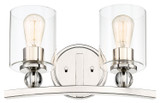 Bathroom Fixtures Two Lights by Minka-Lavery ( 7 | 3072-613 Studio 5 ) 