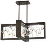 Linear/Island 4 Light + by Metropolitan ( 29 | N7965-730-L Maison Des Fleurs ) 