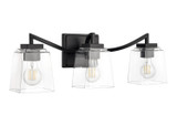 Bathroom Fixtures Three Lights by Millennium ( 59 | 24003-MB Avenna ) 