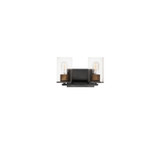 Bathroom Fixtures Two Lights by Maxim ( 16 | 11842CDABBK Sleek ) 