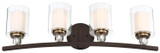 Bathroom Fixtures Four Lights by Minka-Lavery ( 7 | 3080-416 Studio 5 ) 
