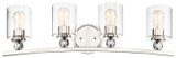 Bathroom Fixtures Four Lights by Minka-Lavery ( 7 | 3080-613 Studio 5 ) 