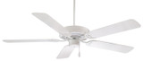 Fans Ceiling Fans by Minka Aire ( 15 | F547-WH Contractor 52" ) 