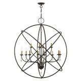 Large Chandeliers Candle by Livex Lighting ( 107 | 40909-07 Aria ) 