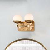 Bathroom Fixtures Two Lights by Lucas + McKearn ( 175 | BB1005LG-2 Deco ) 