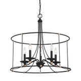 Mid. Chandeliers Drum Shade by Minka-Lavery ( 7 | 1047-677 Westchester County ) 