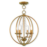 Mini Chandeliers Sphere by Livex Lighting ( 107 | 40914-48 Arabella ) 