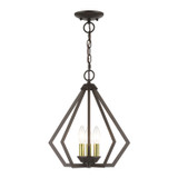 Mini Chandeliers Open Frame by Livex Lighting ( 107 | 40923-92 Prism ) 