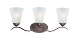 Bathroom Fixtures Three Lights by Maxim ( 16 | 12083FTOI Vital ) 