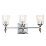 Bathroom Fixtures Three Lights by Lucas + McKearn ( 175 | BB1022PC-3-F2S Vetiver ) 