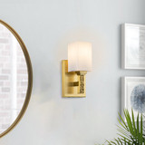 Sconces Single Glass by Lucas + McKearn ( 175 | BB1101AGB-1 Jack ) 