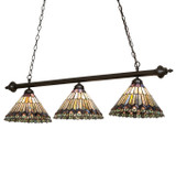 Linear/Island 3 Light Bar by Meyda Tiffany ( 57 | 263642 Tiffany Peacock ) 