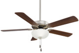 Fans Ceiling Fans by Minka Aire ( 15 | F448L-BS/DW Contractor Ii Uni-Pack ) 