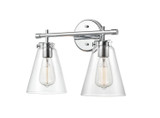 Bathroom Fixtures Two Lights by Millennium ( 59 | 8122-CH Aliza ) 