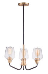 Mini Chandeliers Glass Shade by Maxim ( 16 | 26124CLBZAB Goblet ) 