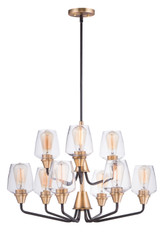 Mid. Chandeliers Glass Up by Maxim ( 16 | 26127CLBZAB Goblet ) 
