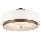 Semi-Flush Mts. Drum Shade by Maxilite ( 501 | MX 3104-23-40 Lynnwood ) 