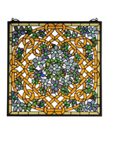 Home Accents Tiffany Windows/Wall Panels by Meyda Tiffany ( 57 | 99027 Shamrock Garden ) 
