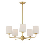 Mid. Chandeliers Glass Up by Maxim ( 16 | 12095SWSBR Bristol ) 