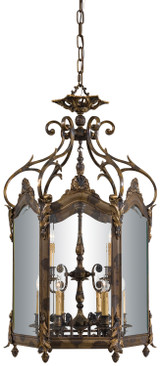 Foyer/Hall Lanterns Glass w/Frame by Metropolitan ( 29 | N952011 Metropolitan ) 