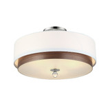 Semi-Flush Mts. Drum Shade by Maxilite ( 501 | MX 3105-23-40 Lynnwood ) 