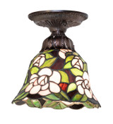 Semi-Flush Mts. Glass Down by Meyda Tiffany ( 57 | 276083 Begonia ) 
